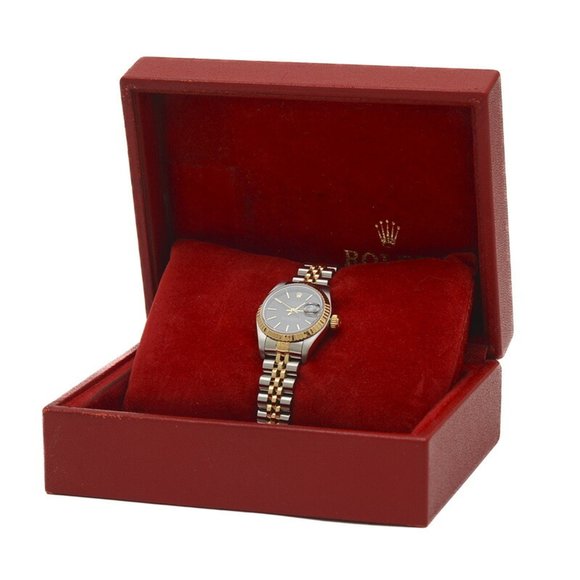 Rolex Datejust 79173 Ladies Watch, Two-tone, Black Dial, K Series - Picture 8 of 9